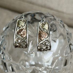 Black Hills Gold sterling earrings